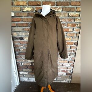 Land’s End Squall Parka Insulated Waterproof Women’s Size S 6 - 8 Olive Green